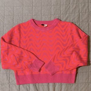 Psychedelic Cropped Sweater